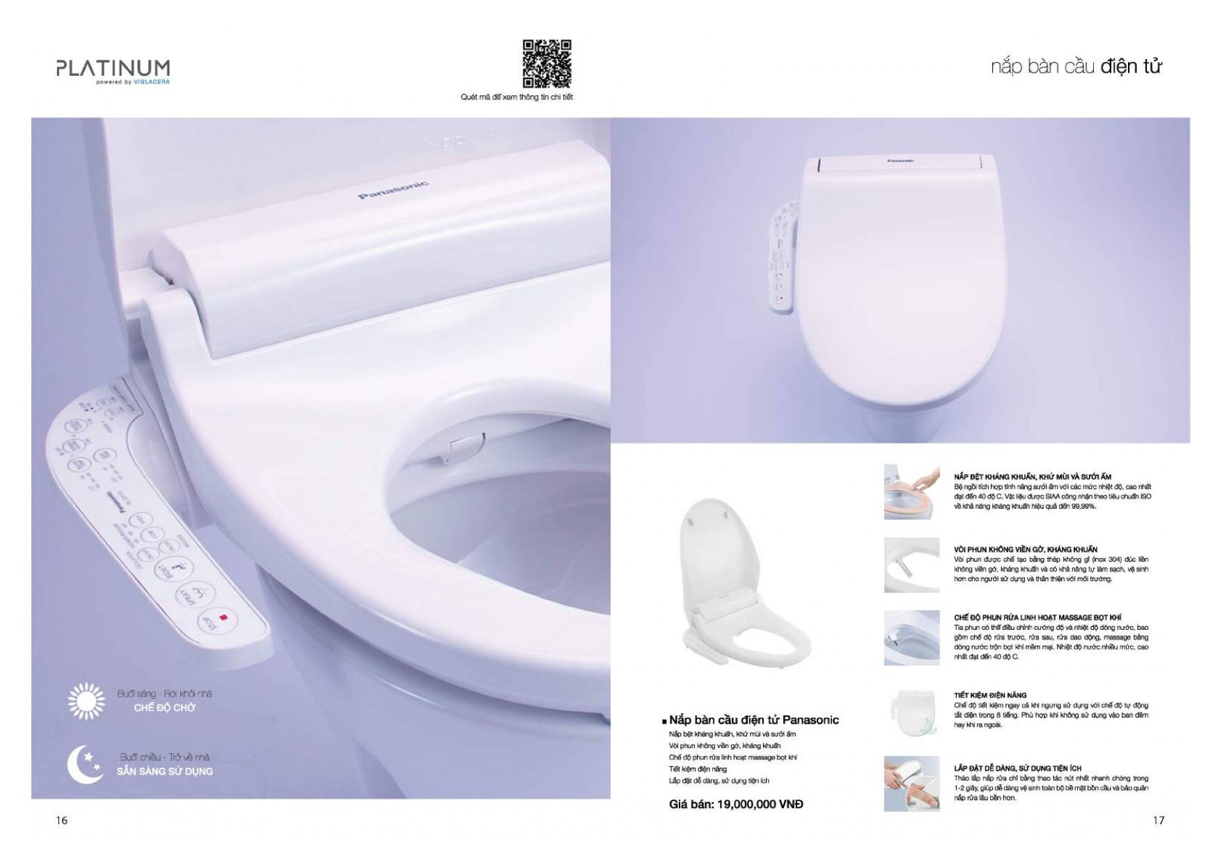 Thiết bị vệ sinh VIGLACERA PLATINUM Catalogue và Bảng giá mới nhất 2024 /Page 8